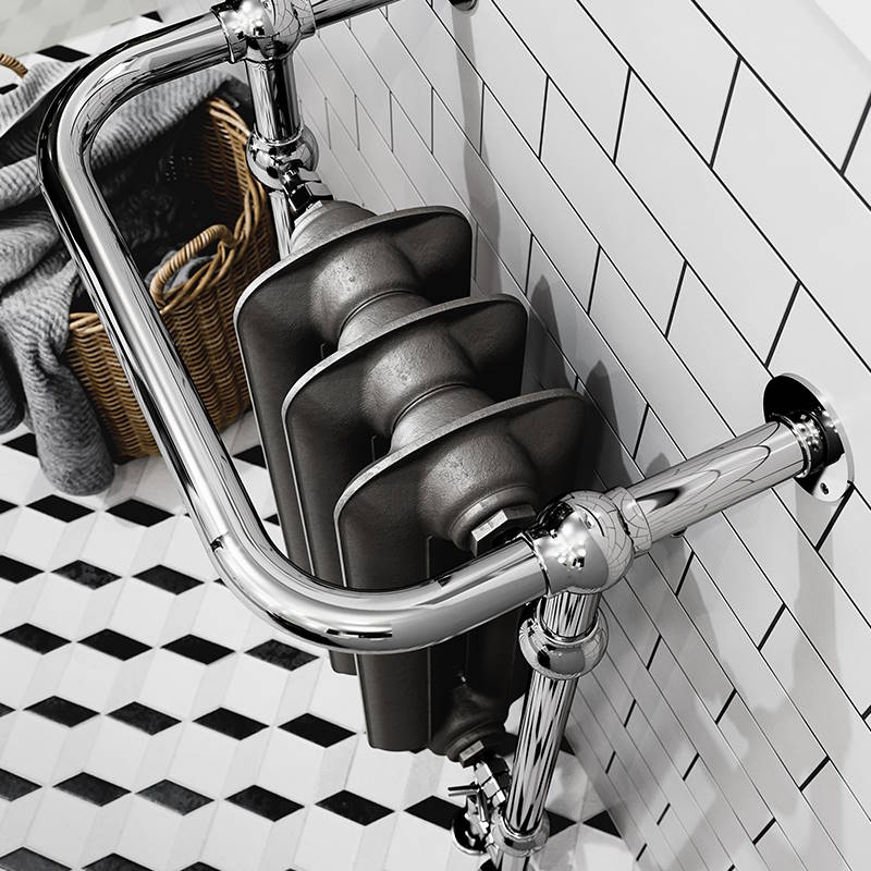 Fotografia produktu: TERMA Plain Towel Rail liatinový vodný článkový radiátor