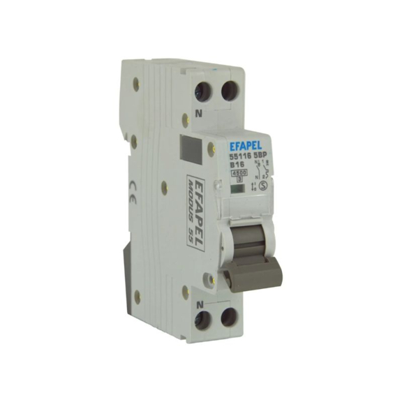 e2 elektro Efapel 16 A 1-pólový +NB 1-TE miniatúrny istič