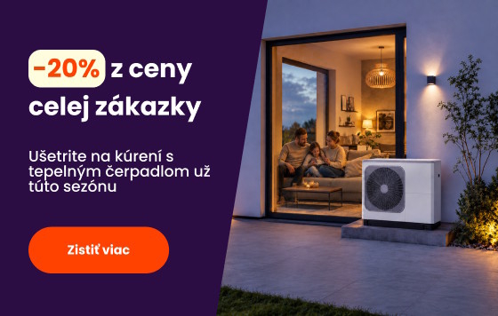 SK side banner tepelné čerpadlá mobil