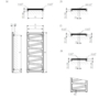 TERMA Vipera dizajnový radiátor - napájanie - schéma