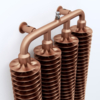 TERMA Ribbon V retro radiátor 1920x390 farba Copper- Meď špirály