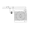 Ventilátor Future 100 C - schéma zapojenia