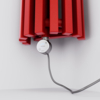 TERMA Triga ANC E dizajnový radiátor 1700x280 farba Metallic red detail