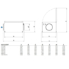 Systemair KVK Silent 315EC kruhový ventilátor - rozmery