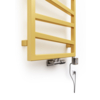 TERMA Zigzag elekrický kúpeľňový radiátor - farba Gold Gloss - detail