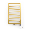 TERMA Zigzag elekrický kúpeľňový radiátor 835x500 farba Gold Gloss