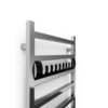 TERMA Simple One dizajnový radiátor 960x500 FARBA Chrome - dizajnový vešiak- detail