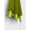 TERMA Ribbon V E dizajnový radiátor 1800x290 farba Green Apple Detail