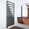 TERMA Angus V elektrický dizajnový radiátor 1780x680 RAL7021 - interiér