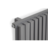 TERMA Nemo elektrický radiátor pod okno 530x1185 farba Metallic Stone, detail