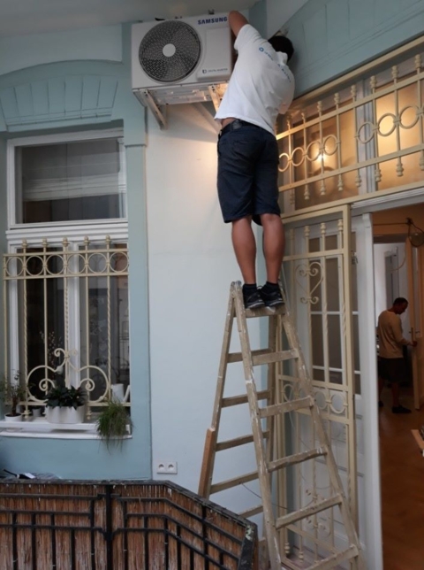 Samsung AR9500 Wind-Free Standard - montáž vonkajšej jednotky