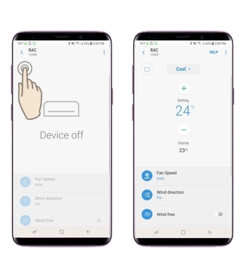 SmartThings prehľadná aplikácia