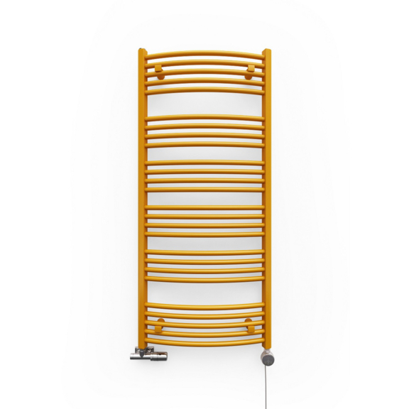 TERMA Domi elektrický kúpeľňový radiátor 1116x500 RAL1007