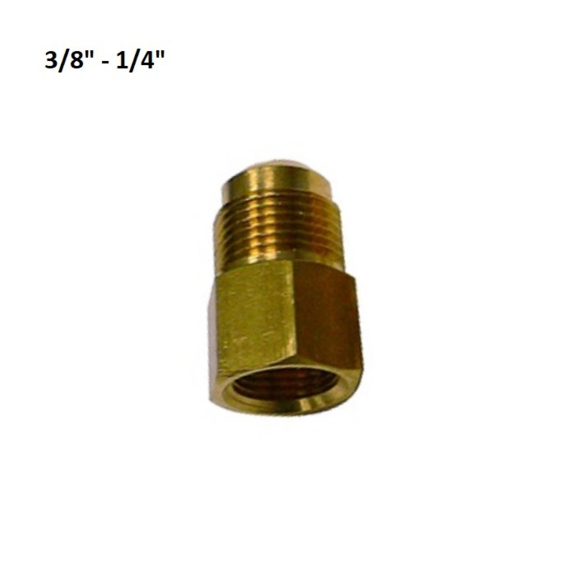 Mosadzná redukcia 3/8" - 1/4"