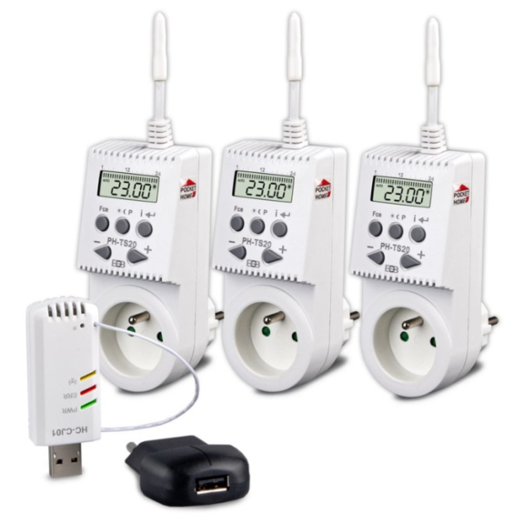 Home Control regulačný set  elektrického vykurovania HC-PH-TS20