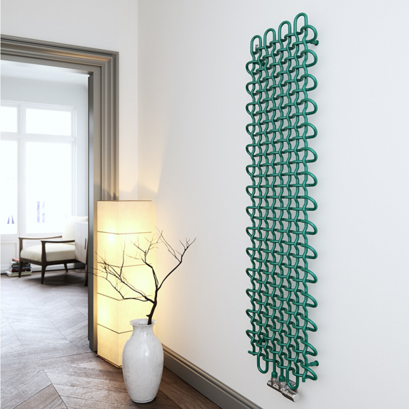 TERMA PLC V dizajnový radiátor 1600x463 farba RAL6026