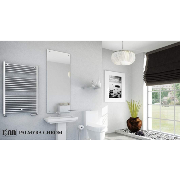ISAN Palmyra Chrom kúpeľňový radiátor interiér