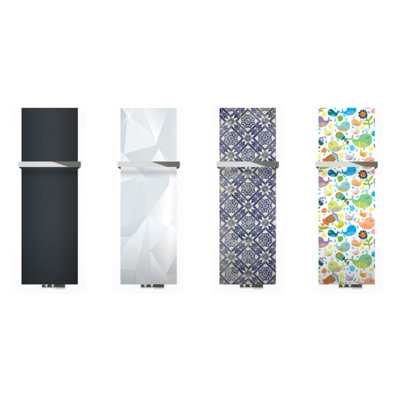 TERMA Case Slim elektrický dizajnový radiátor - grafika - priklady