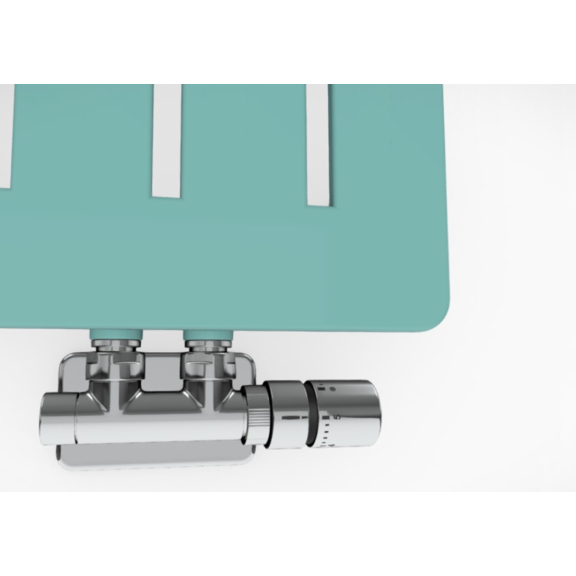 TERMA Aero V dizajnový radiátor - rôzne farebné prevedenia RAL6027 detail