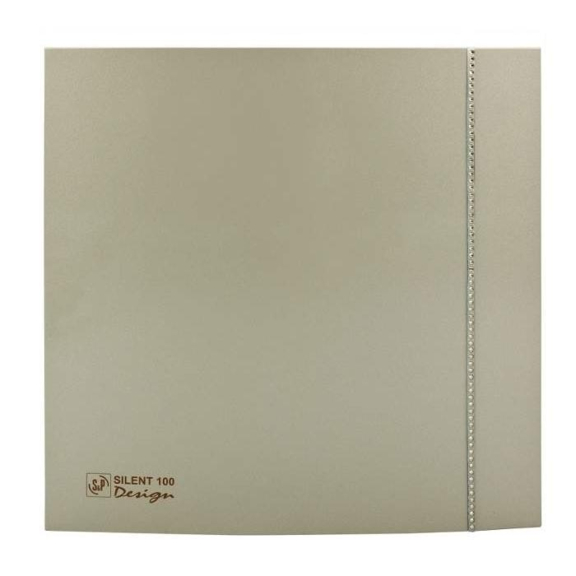 Ventilátor Silent 100 Design CZ SWAROVSKI champagne