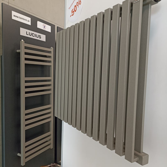 TERMA Nemo vodný radiátor pod okno - showroomový radiátor