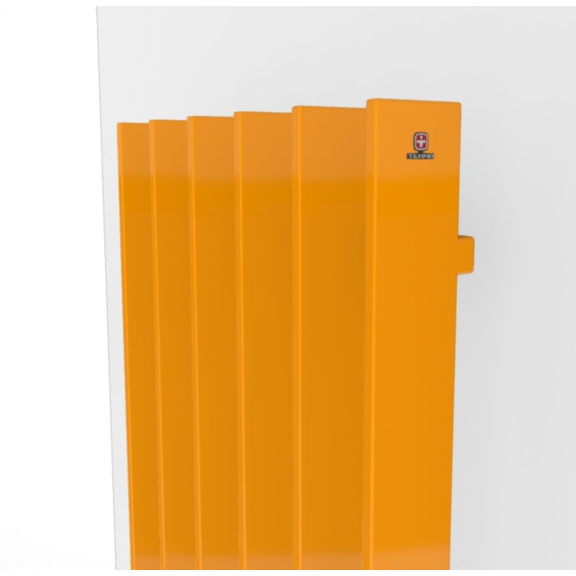 TERMA Cyklon V dizajnový radiátor -  farebné prevedenia RAL1028