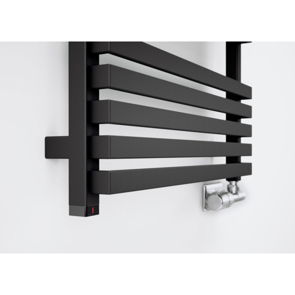 TERMA City One kúpeľňový radiátor farba Metallic Black detail