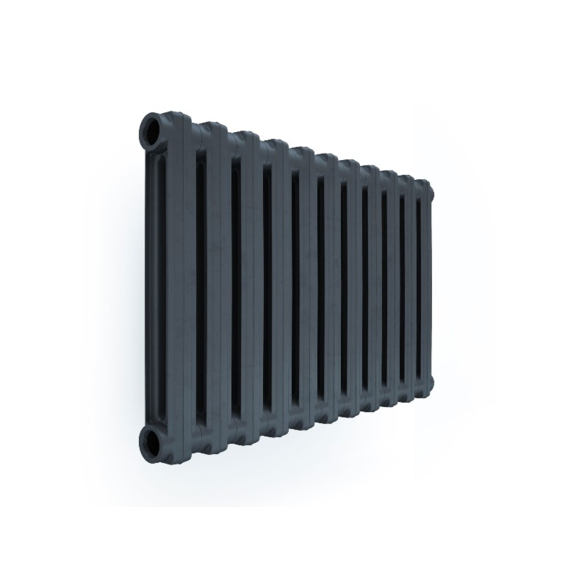 TERMA Bart článkový radiátor 580x934 farba Flat Black