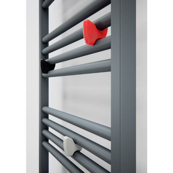 TERMA Fiona kúpeľňový radiátor 1380x530 Modern Grey Detail - háčiky Yo