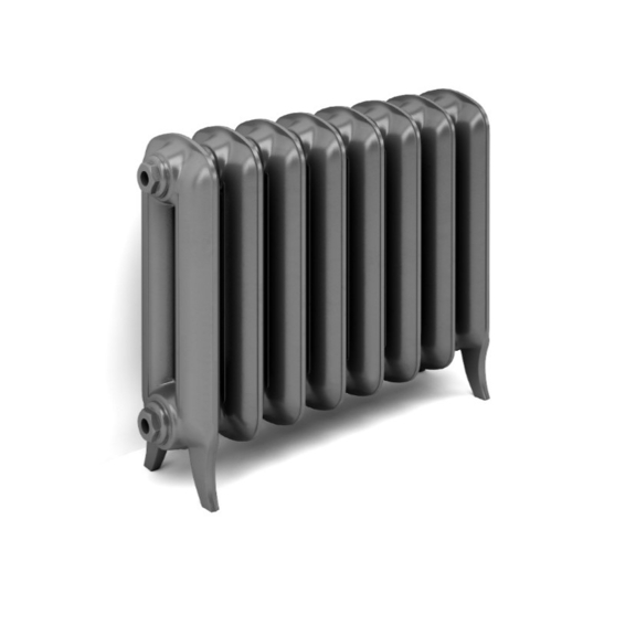 TERMA Plain retro radiátor 520x688 stojaci farba Flat Black