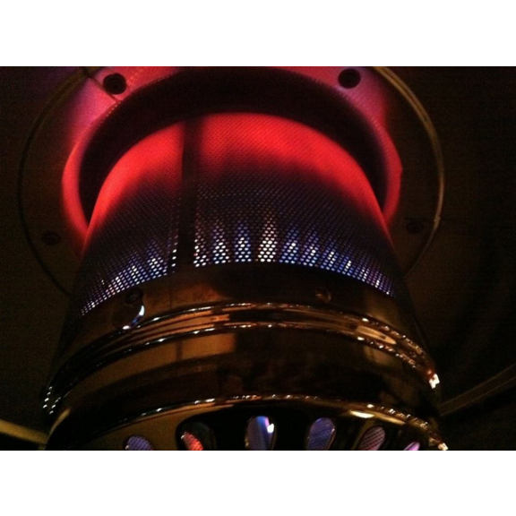 Kemper Group Soleado Bianco vonkajší plynový ohrievač - detail