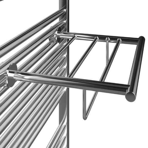 ISAN Polička na uteráky s vešiakom 40cm
