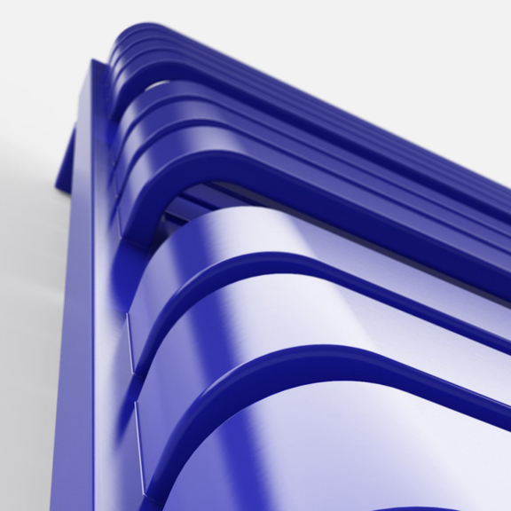 TERMA Warp T Bold dizajnový radiátor Schéma k montáži