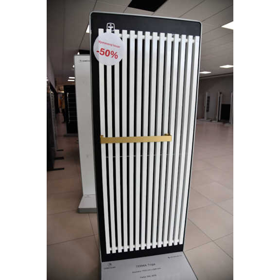 TERMA Triga vodný vertikálny radiátor - showroomový radiátor