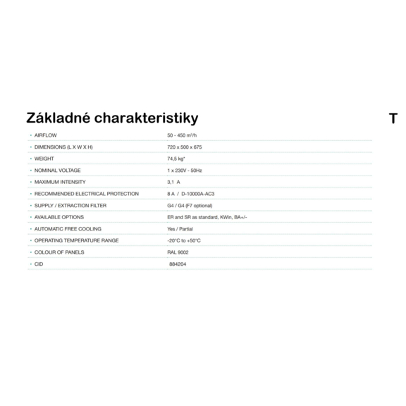 Lemmens Mural PX 450 T - základné charakteristiky