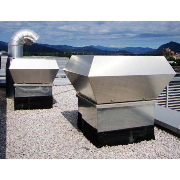 Systemair DVC/DVCI strešný ventilátor - využitie