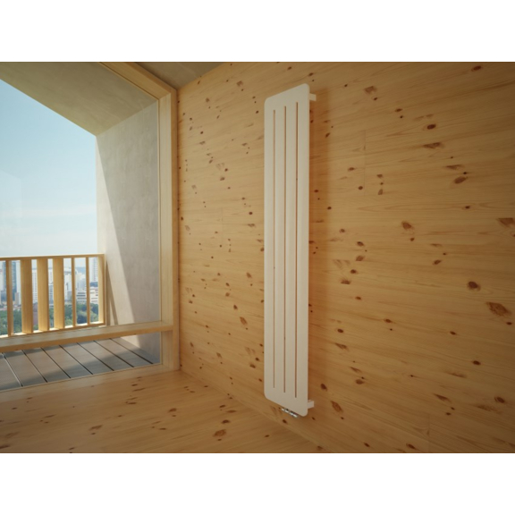 TERMA Aero V dizajnový radiátor 1500x325 RAL9016