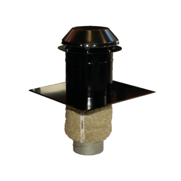 Systemair THS 160 čierna profilová krycia hlavica