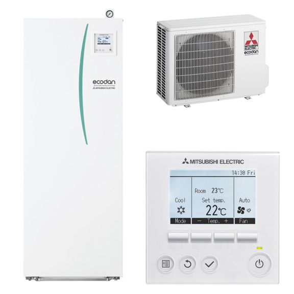 Tepelné čerpadlo Mitsubishi Ecodan EHST20C-YM9E-B+ PUHZ-SW40VHA