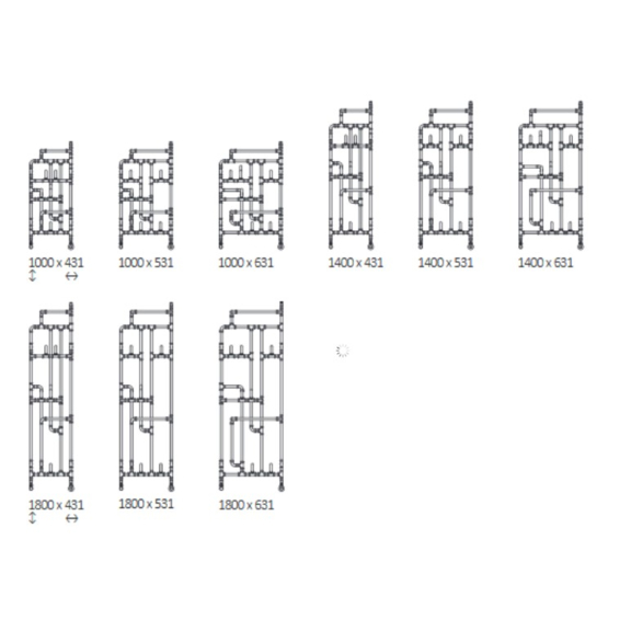 TERMA Pajak dizajnový radiátor Dostupné veľkosti