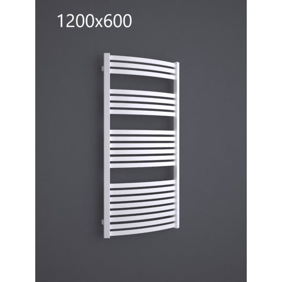 TERMA Dexter kúpeľňový radiátor RAL9016 1200x600