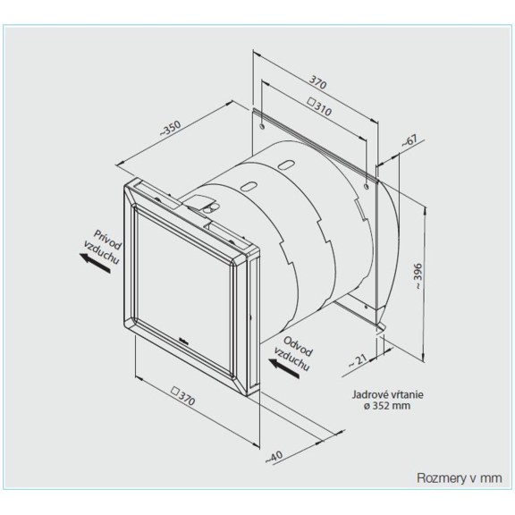 Helios KWL EC 60 - schéma