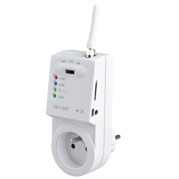 Tepelne spínaná zásuvka PROGRAMOVATEĽNÁ TS11 GST