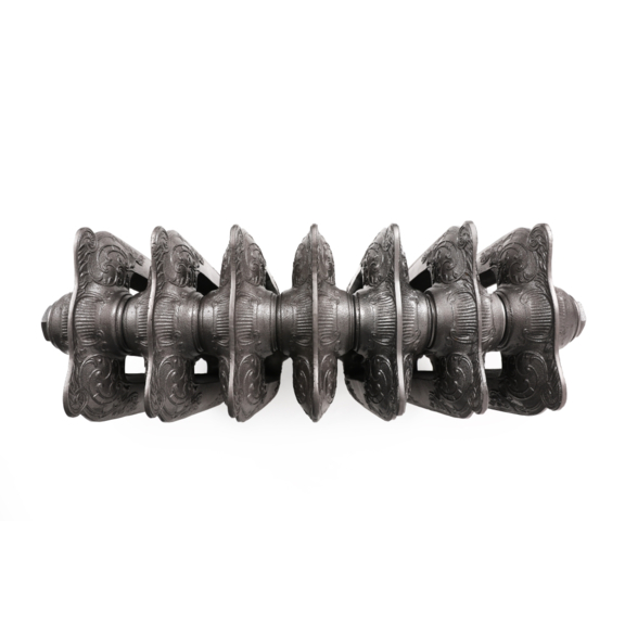 TERMA Oxford článkový radiátor 470x524 - Raw Metal