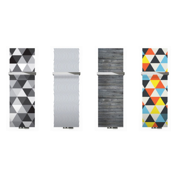 TERMA Case Slim dizajnový radiátor s potlačou - Grafické predlohy 5-8