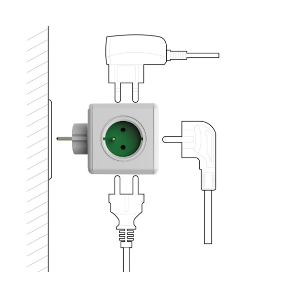 POWERCUBE ORIGINAL funkčný rozbočovač- pripájanie