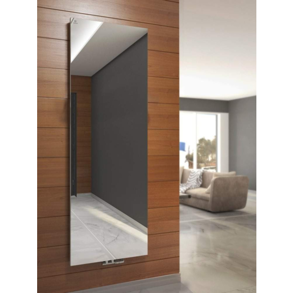 TERMA Case Slim elektrický dizajnový radiátor so zrkadlom