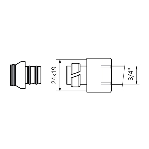 Terma adaptér na AL-APEX trubky schéma