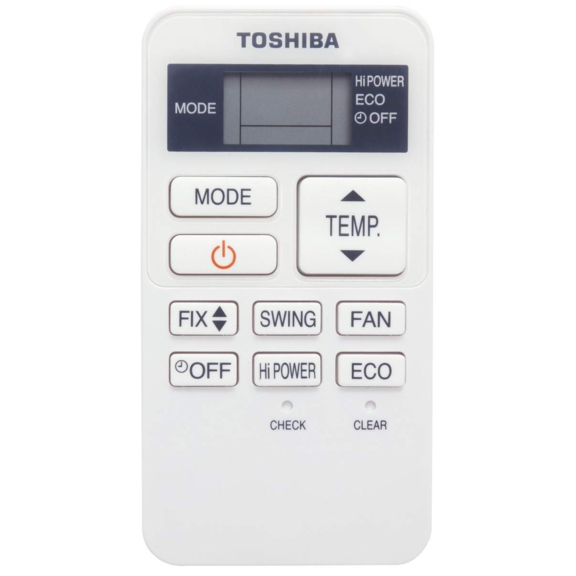 Toshiba Mirai R410A RAS-10BKV-E diaľkové ovládanie