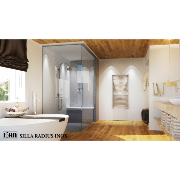 ISAN Silla Radius Inox nerezový radiátor